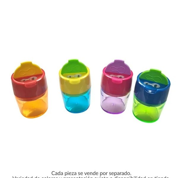 SACAPUNTAS PLAST. CDEP. DOBLE NAVE JOCAR E16 C192